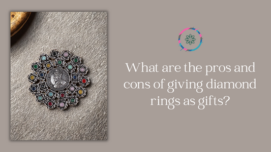 What are the pros and cons of giving diamond rings as gifts?