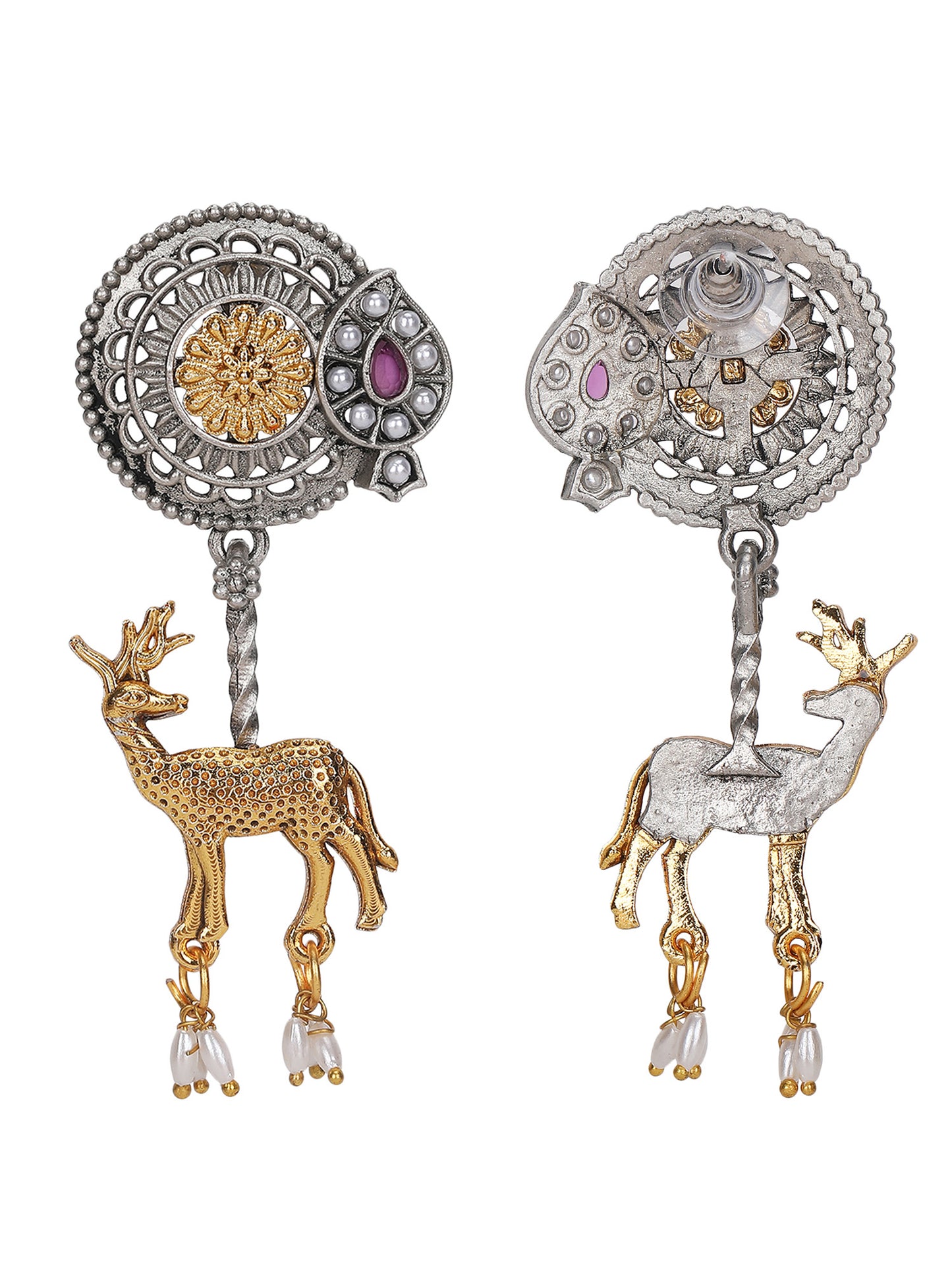 Earrings with Pearl Drops