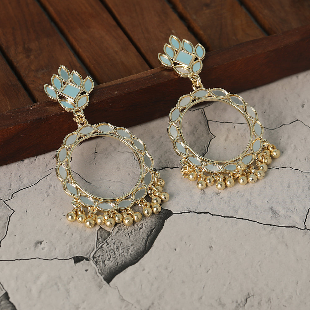 Gold-Plated Traditional Jhumka Earring