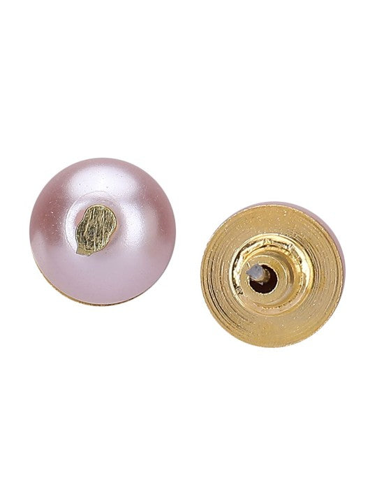 White & Gold-Plated Multicolor Pearl Layered Necklace