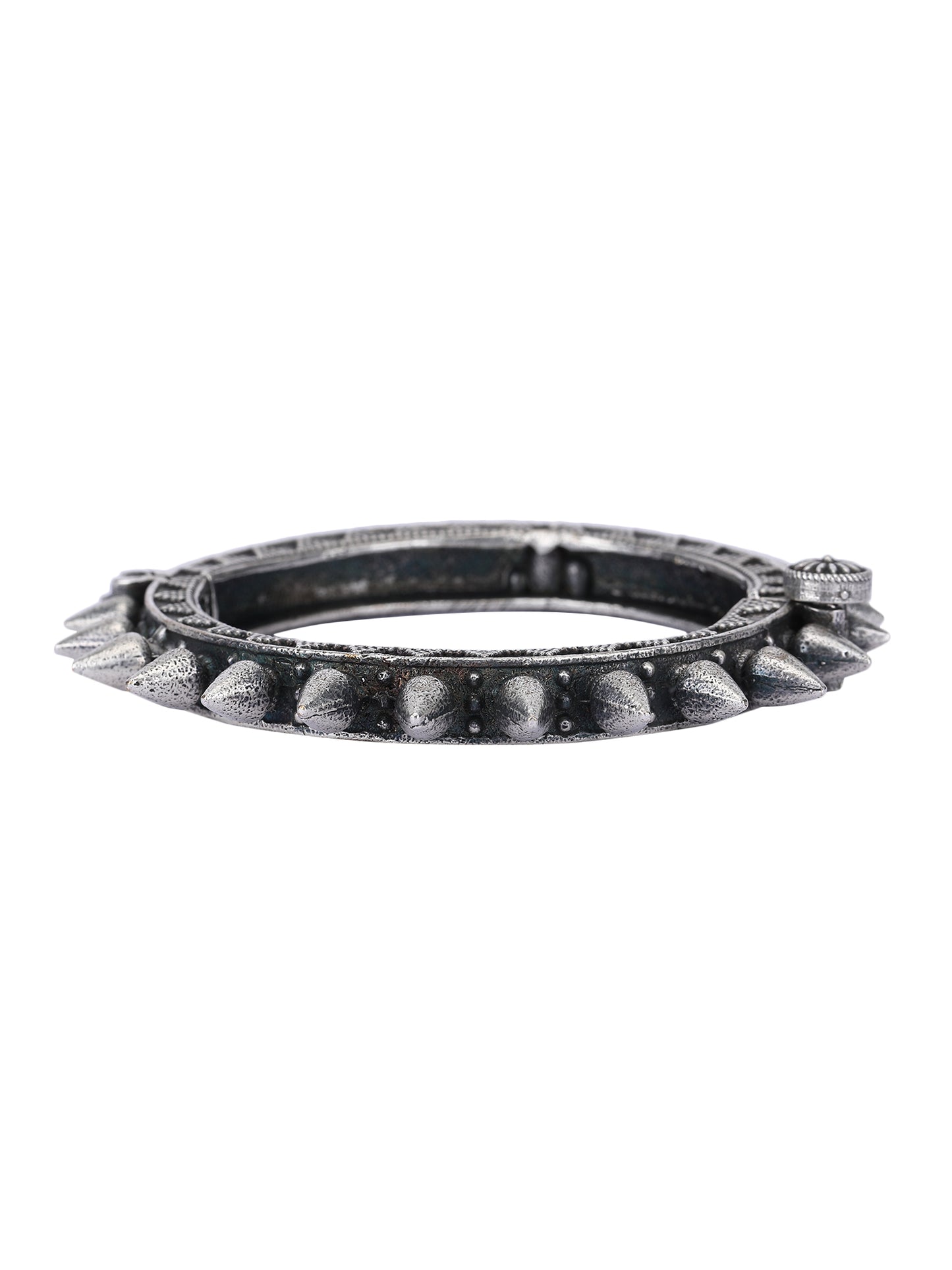 Antique Oxidised Spiked Bangle Bracelet for Women