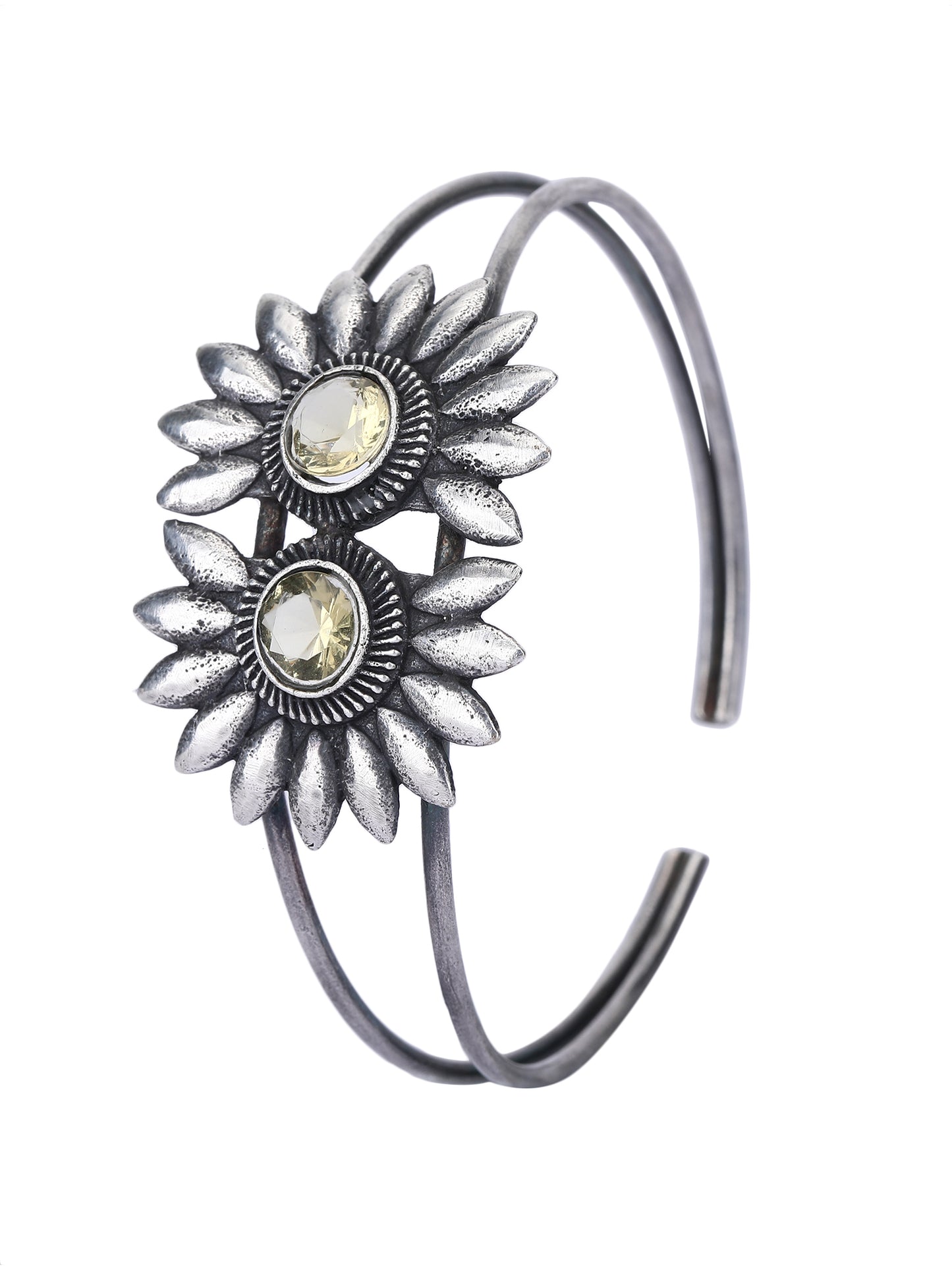 Classic Oxidized Grey Bracelet for Women