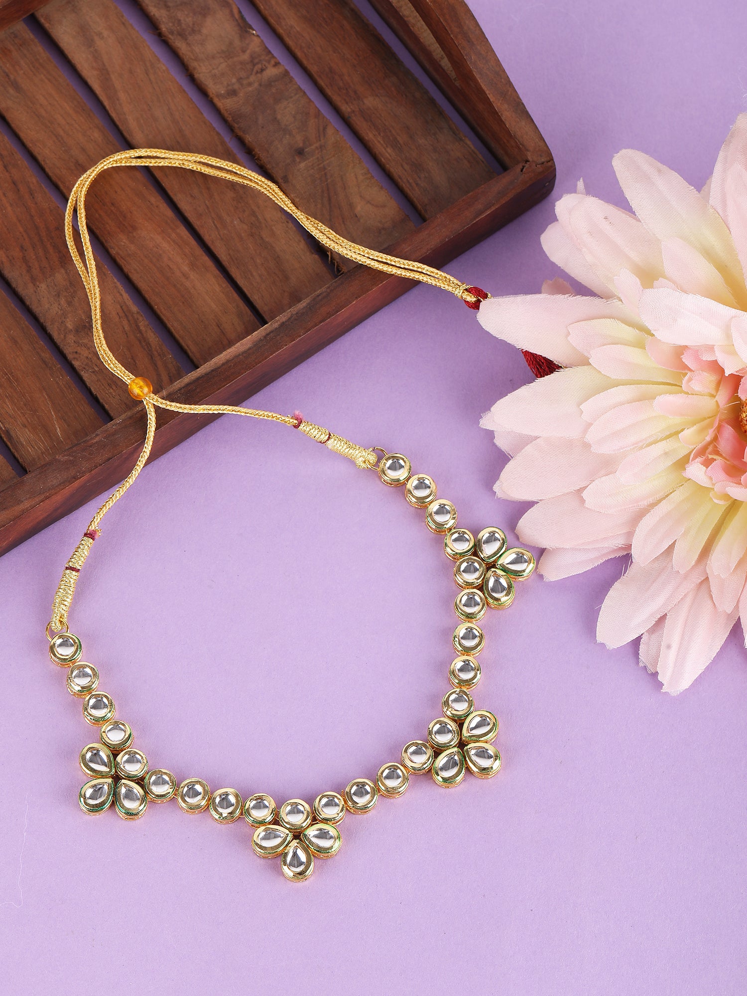 Gold-Plated Necklace – Traditional Handcrafted Jewelry for Women