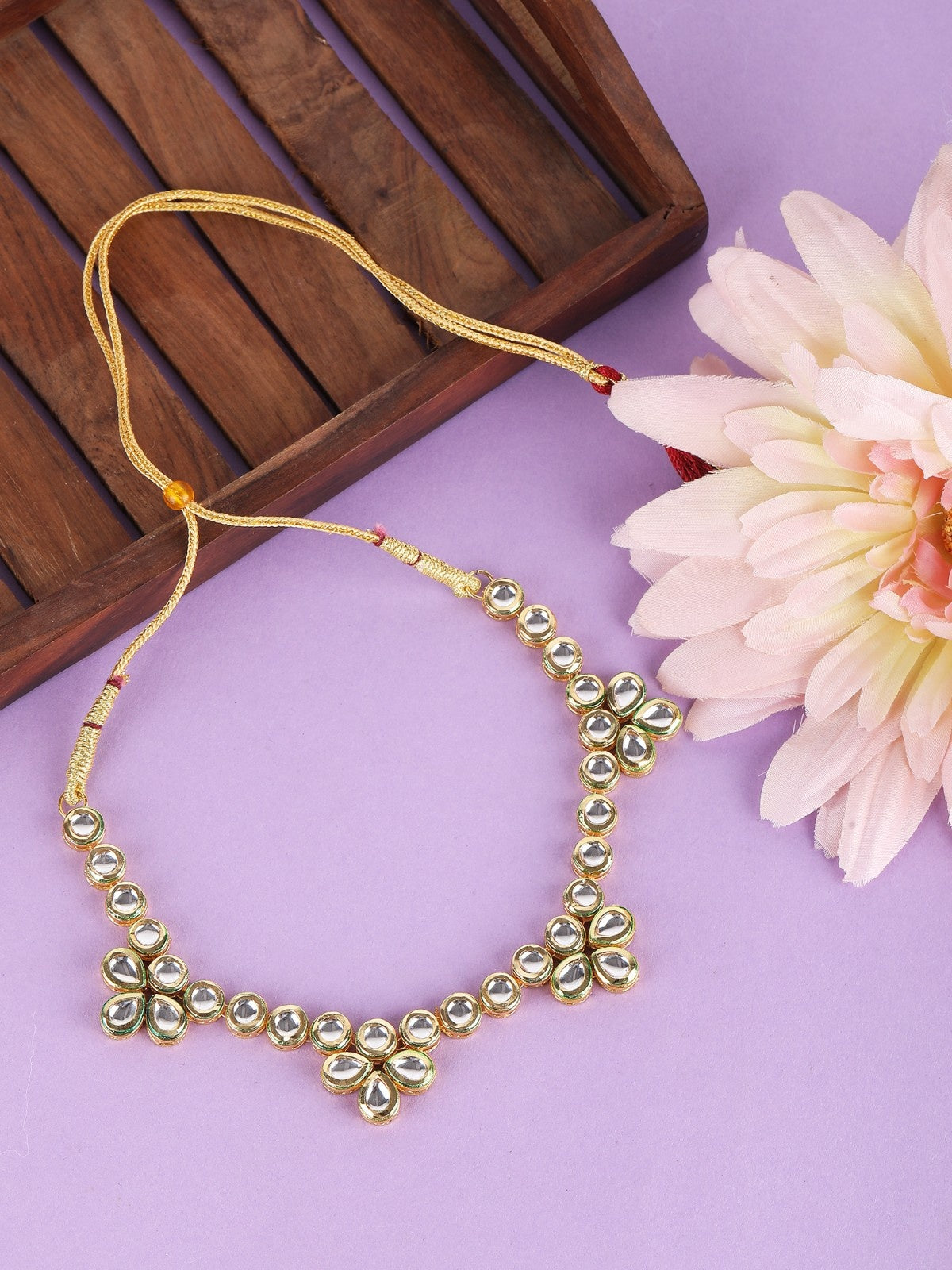 Gold-Plated Necklace – Traditional Handcrafted Jewelry for Women