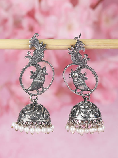 Buy Earrings with Peacock Design