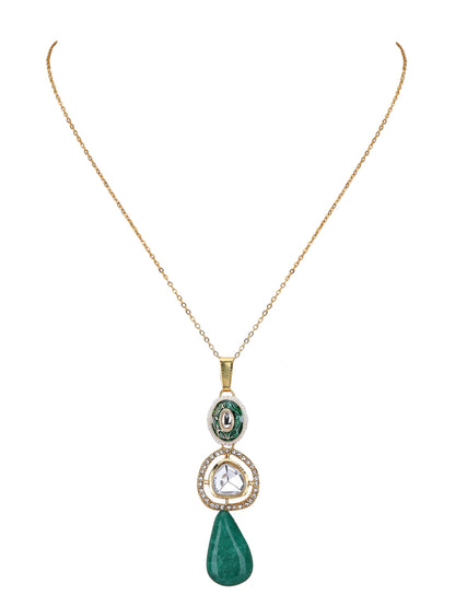 Necklace with Earring Jewelry Set – Kundan & Pearls