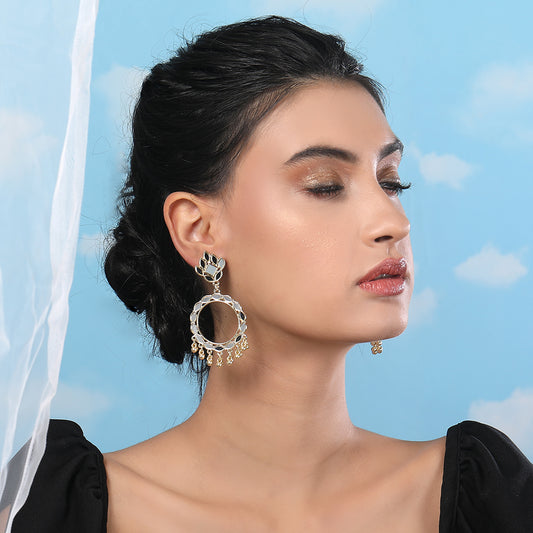 Gold-Plated Traditional Jhumka Earring