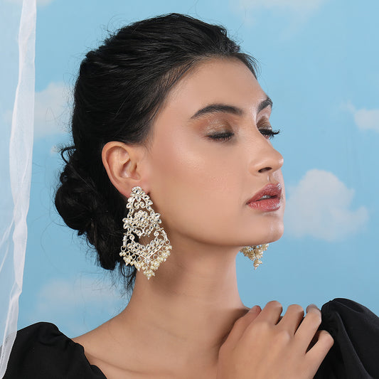 Oxidized Silver Jhumka Earrings – Ethnic Charm