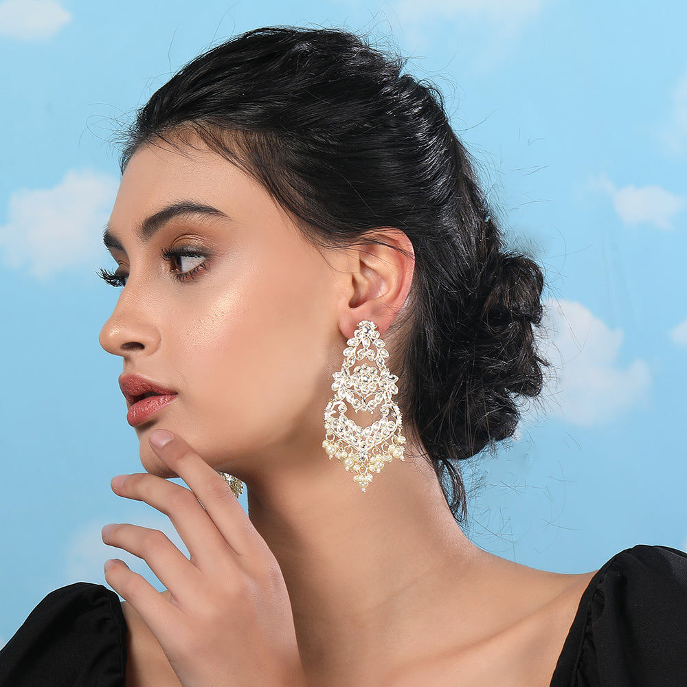 Oxidized Silver Jhumka Earrings – Ethnic Charm