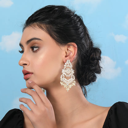 Oxidized Silver Jhumka Earrings – Ethnic Charm