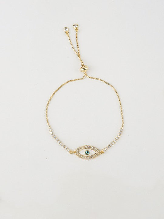 Rhodium Plated American Diamond Zircon Blue Rakhi