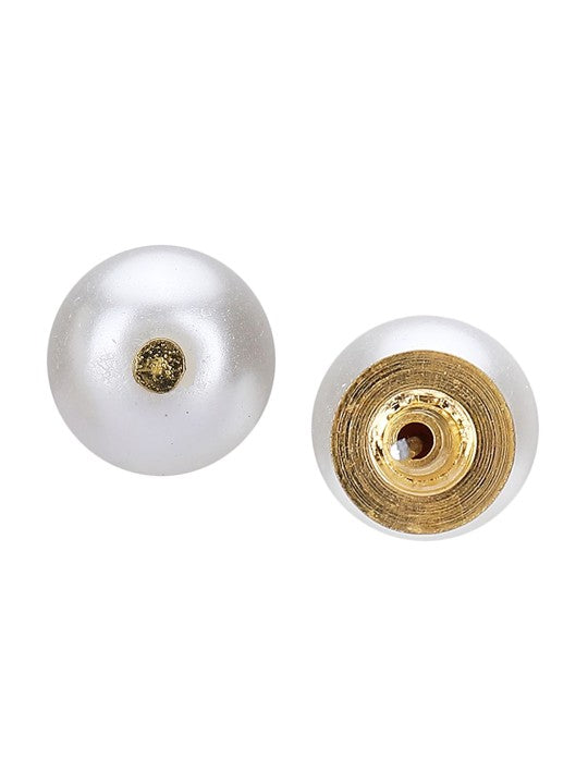 Gold-Plated Antique Pearl Necklace Set