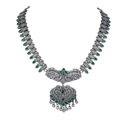 Oxidised Silver Plated Jewellery Set