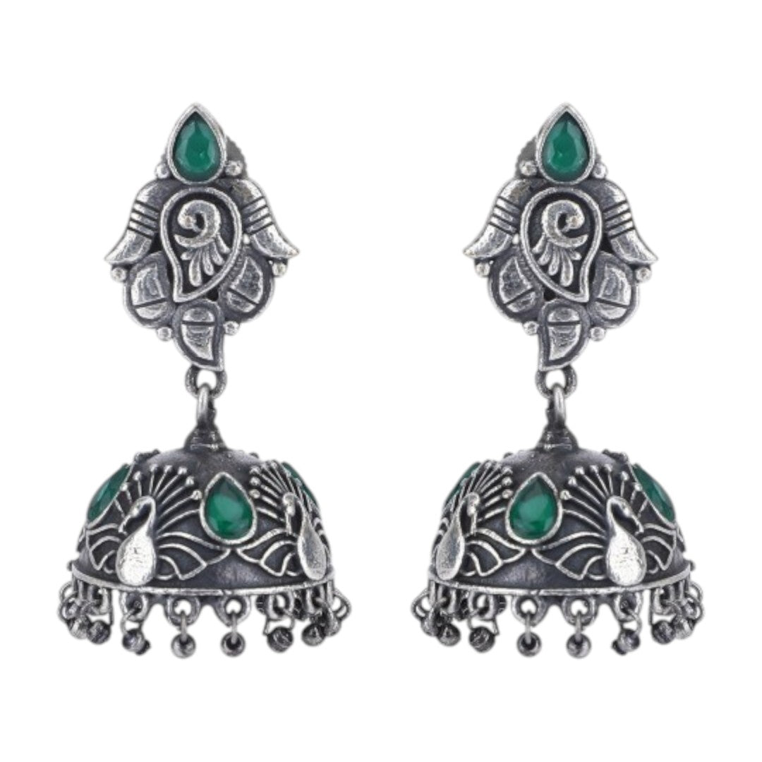 Oxidised Silver Plated Jewellery Set