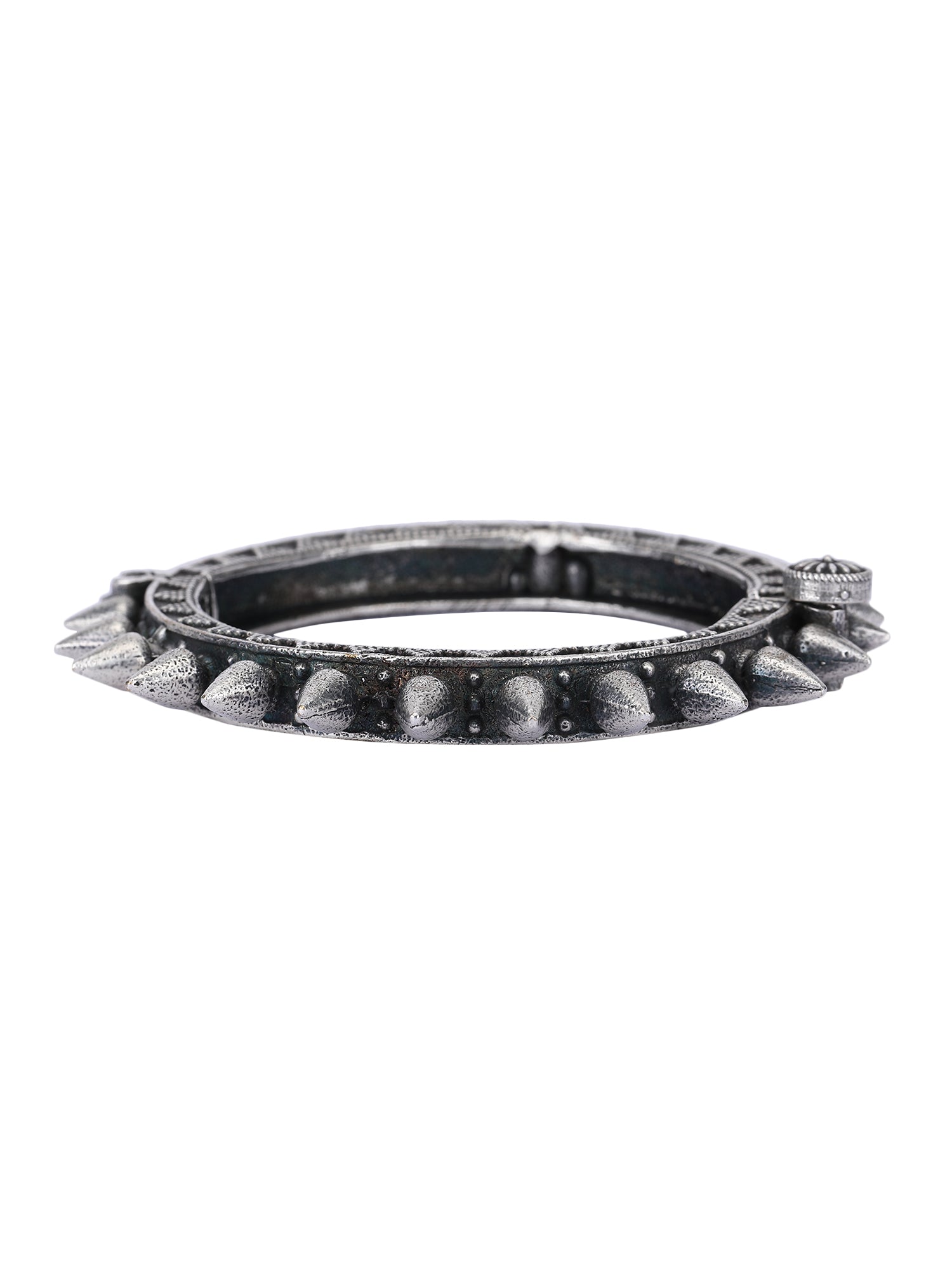 Antique Oxidised Spiked Bangle Bracelet for Women