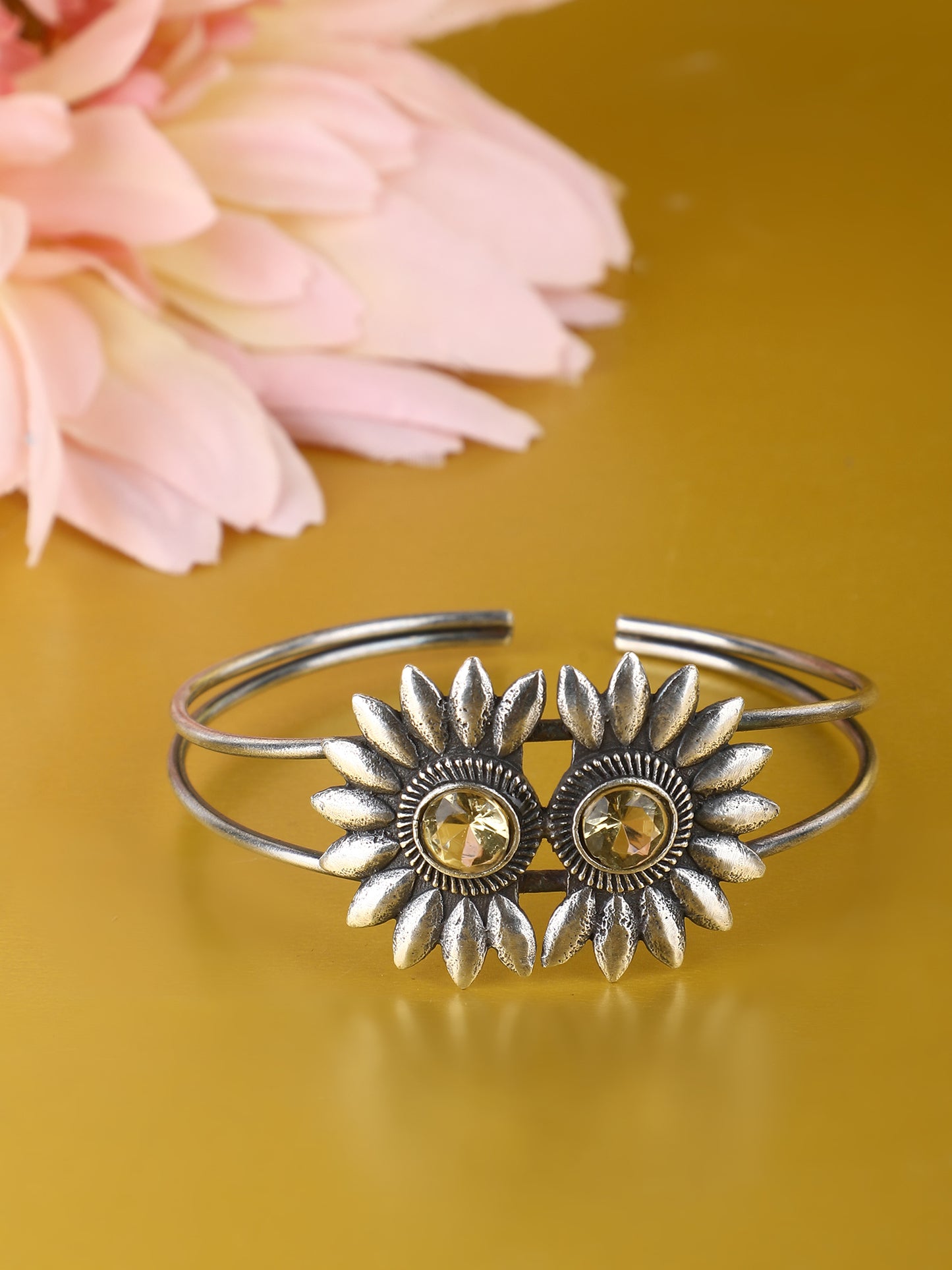 Classic Oxidized Grey Bracelet for Women