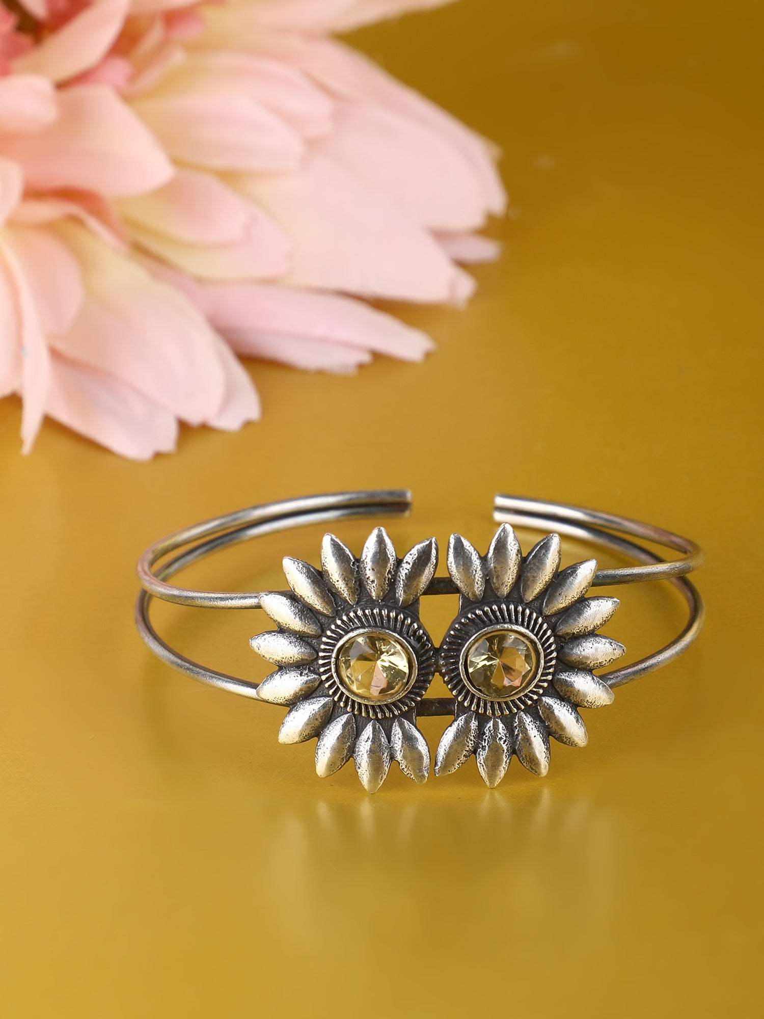 Classic Oxidized Grey Bracelet for Women