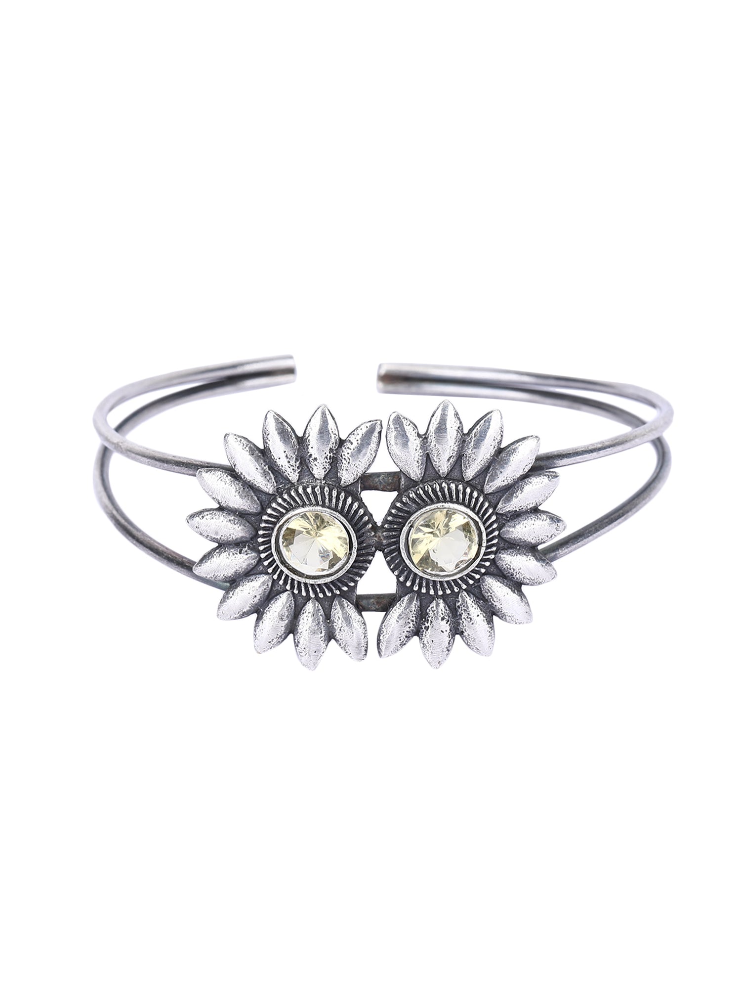 Classic Oxidized Grey Bracelet for Women