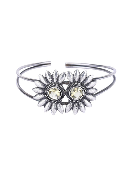 Classic Oxidized Grey Bracelet for Women