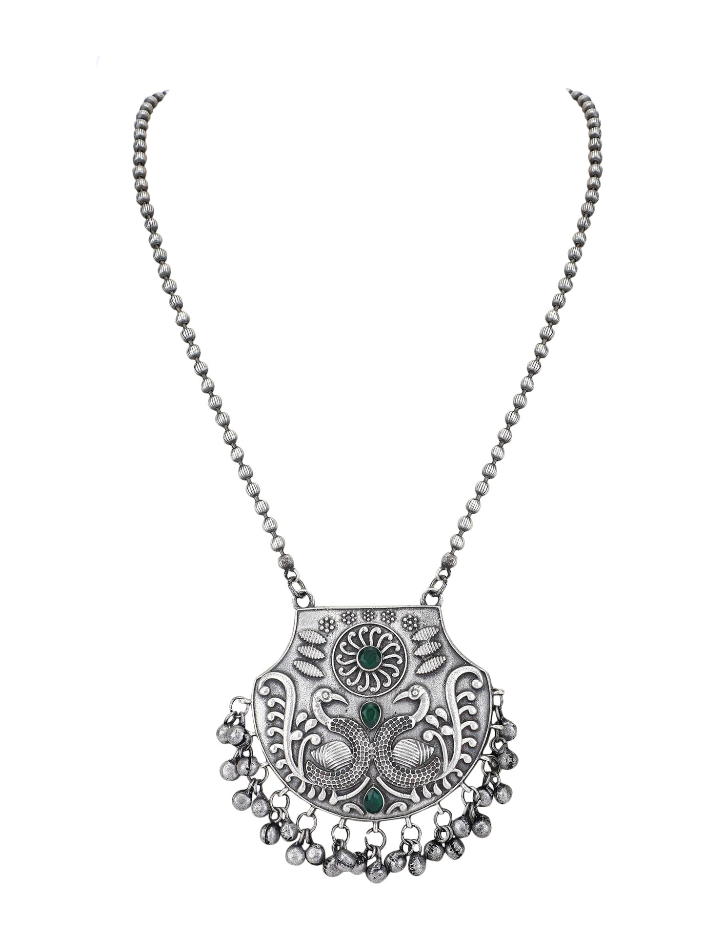 Classic Oxidized Grey Necklace for Women