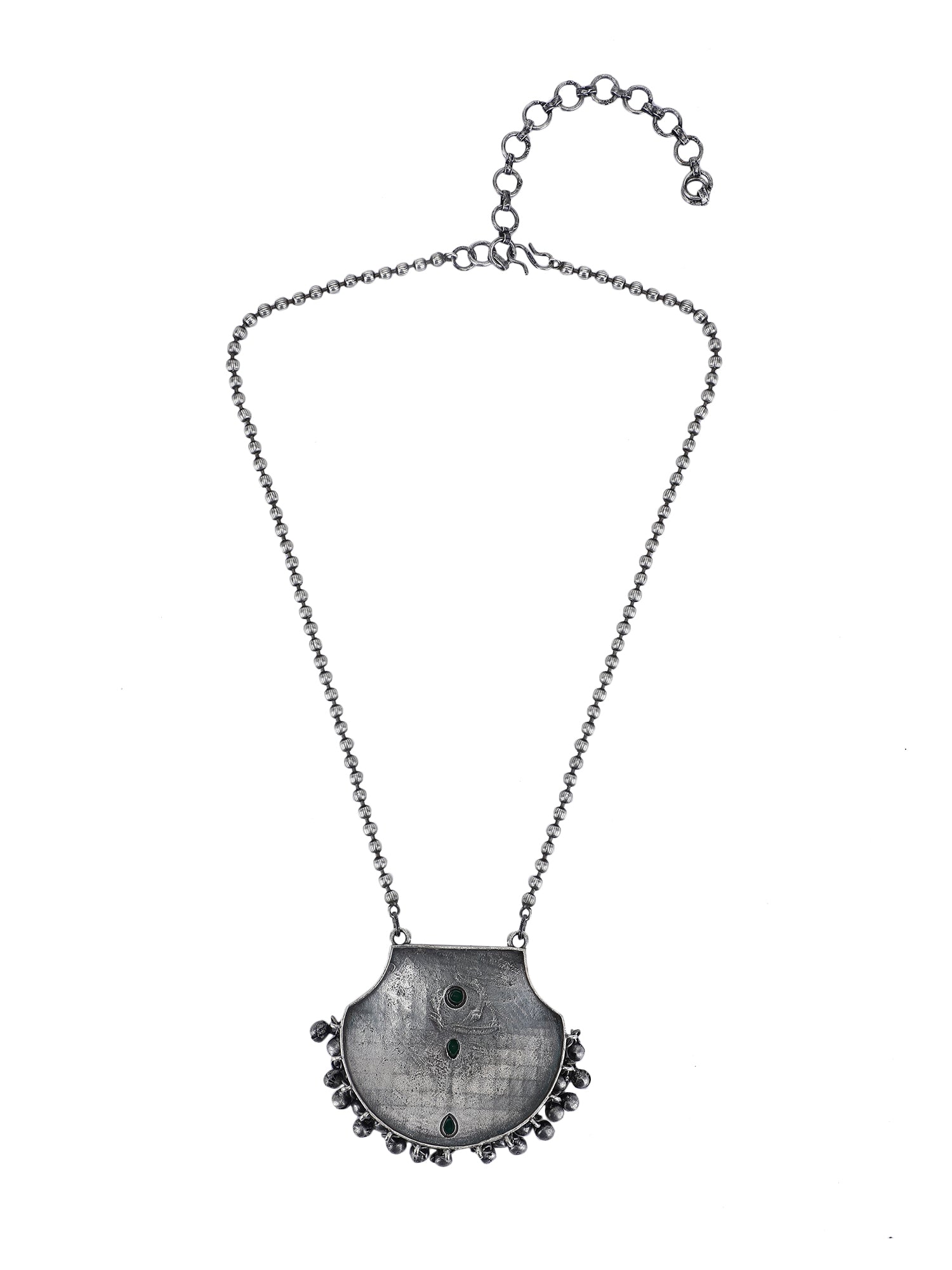 Classic Oxidized Grey Necklace for Women