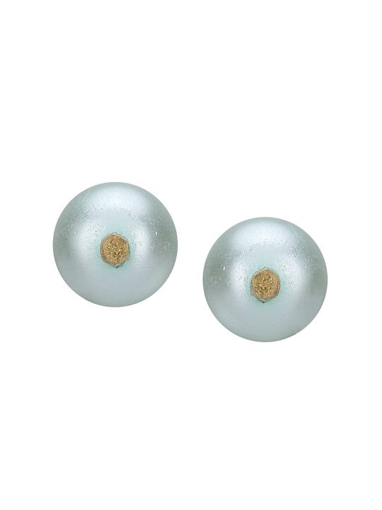 Gold-Plated Layered Pearl Necklace Set