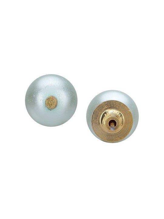 Gold-Plated Layered Pearl Necklace Set